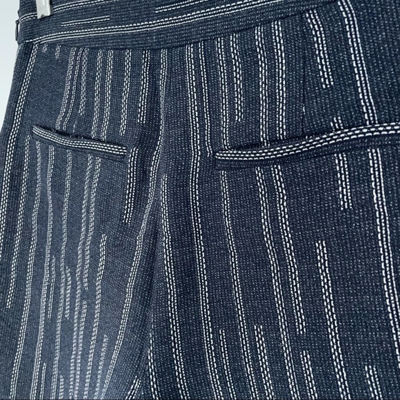 Elevenses Anthropologie Peoria Striped Side Zip Wrap Skort Size 0 - Picture 7 of 14